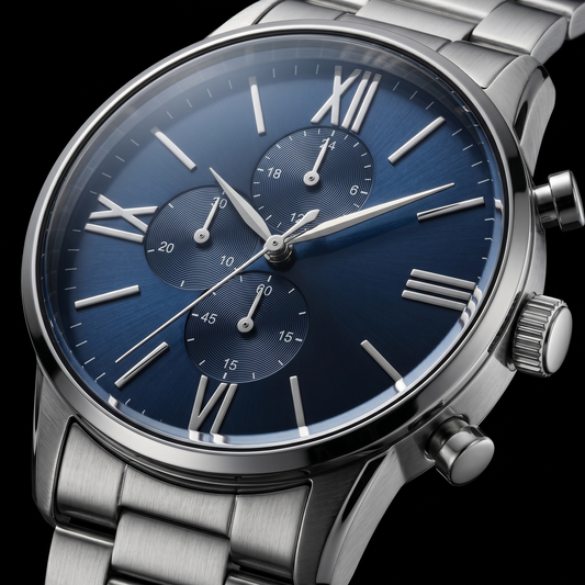 EDMAIR SAPPHIRE™ Chronograph | Mavi Kadran Premium Erkek Kol Saati