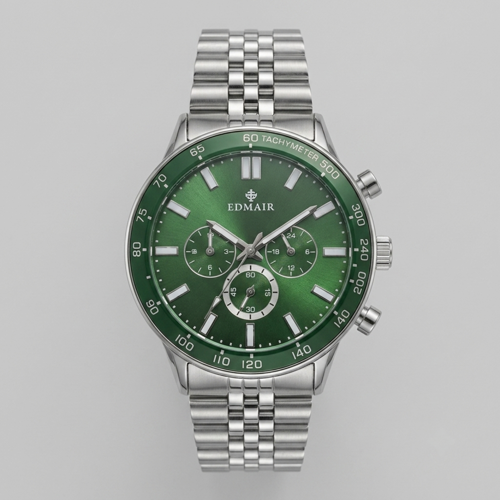 EDMAIR VERDE™ | Zümrüt Yeşili Premium Erkek Kol Saati