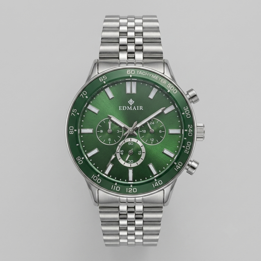 EDMAIR VERDE™ | Zümrüt Yeşili Premium Erkek Kol Saati