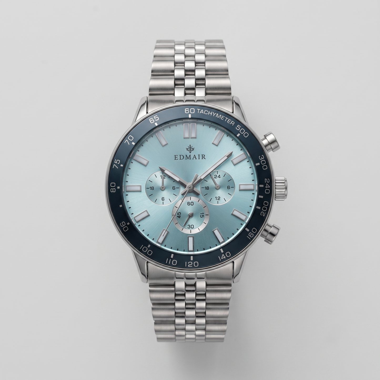 EDMAIR GLACIER™ Chronograph | Buz Mavisi Kadran Erkek Kol Saati