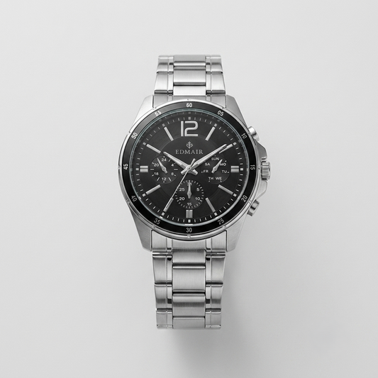 EDMAIR ONYX™ Chronograph | Siyah Kadran Sportif Erkek Kol Saati