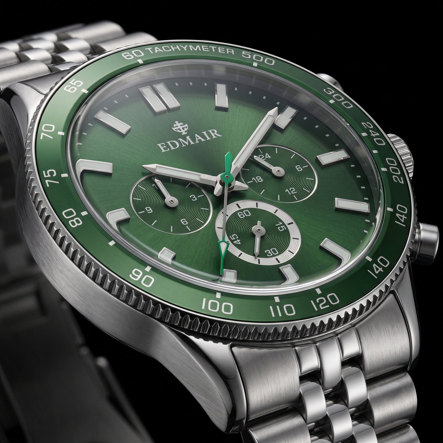 EDMAIR VERDE™ | Zümrüt Yeşili Premium Erkek Kol Saati