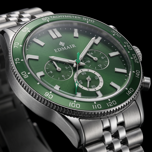 EDMAIR VERDE™ | Zümrüt Yeşili Premium Erkek Kol Saati