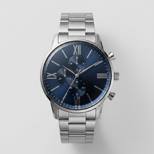 EDMAIR SAPPHIRE™ Chronograph | Mavi Kadran Premium Erkek Kol Saati